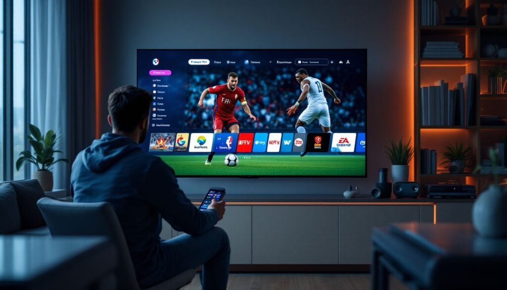 Guru IPTV logo with a TV and a remote control